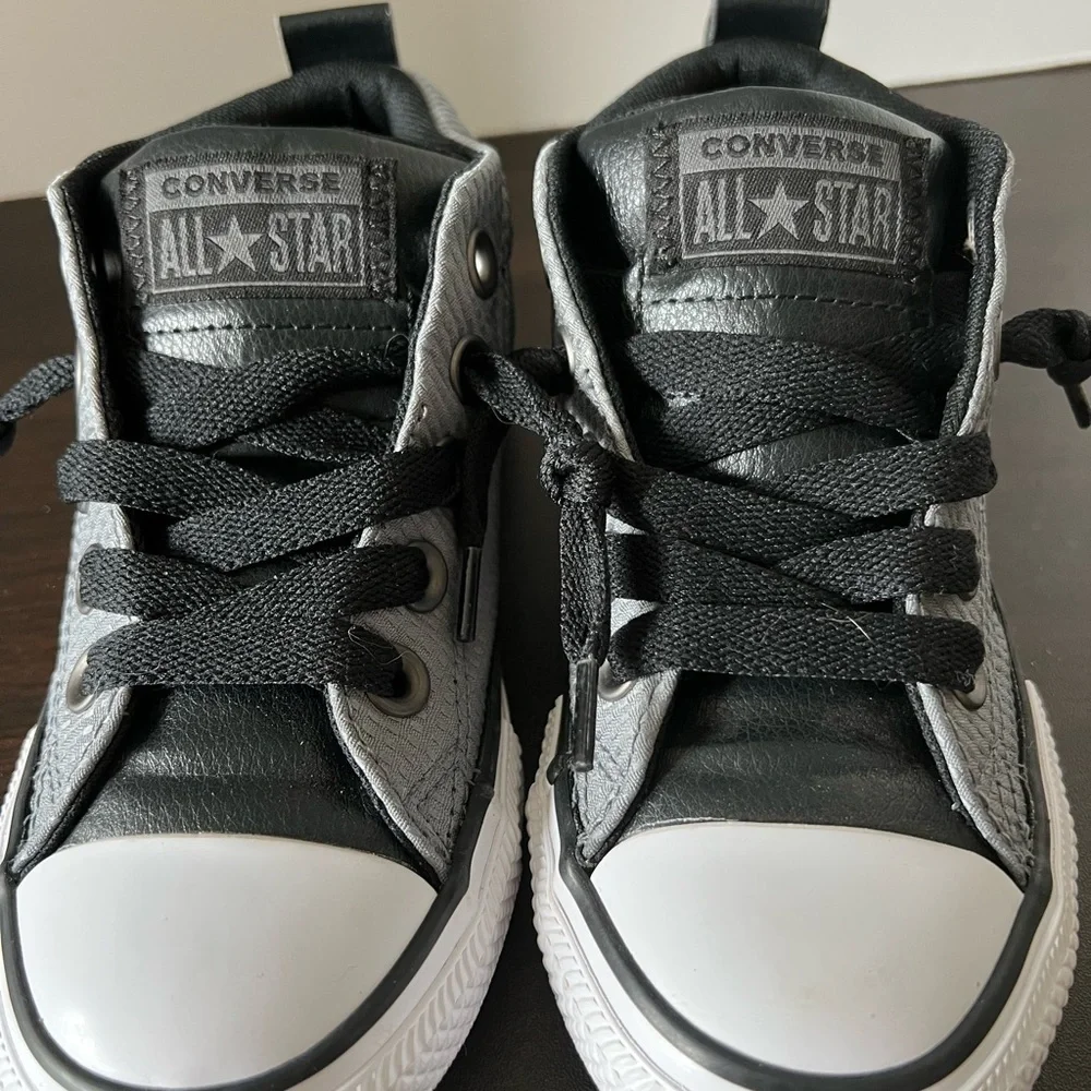 Converse Black and Gray Sneakers Iconic Design